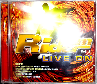 Riddim Rider Vol.3 - Live On / CD / 2002 / OVP Sealed / Reggae / LMS, Gentleman