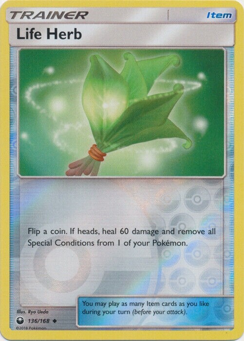 Pokemon - Life Herb - 136/168 - Reverse Holo - Celestial Storm - NM
