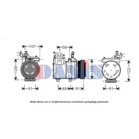 Kompressor Klimaanlage FüR KIA Sportage Hyundai Coupe Tucson