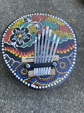 Coconut Kalimba Bali Music Instrument Size 6&rdquo;x5,5&rdquo;