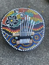 Coconut Kalimba Bali Music Instrument Size 6”x5,5”