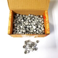 Hafele 403.50.970 Silver Drill Hole Aluflex Covercap Plastic Plugs [QTY 382]
