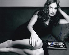 ISABELLE HUPPERT signed autograph 20x25cm ELLE in person autograph COA