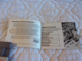 NINTENDO NES BLADES OF STEEL HOCKEY VIDEO GAME BOX MANUAL 1988 KONAMI JAPAN