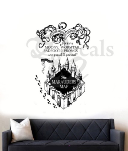Harry potter Fun Kids Magical Bedroom Boys/Girls Wall Art Sticker/Decal - Picture 5 of 10