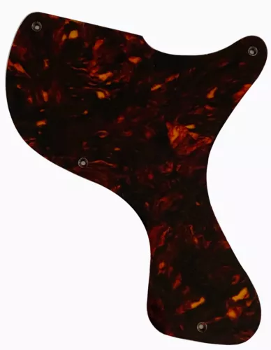 Custom For Gibson Les Paul Junior 1958 Guitar Pickguard,1 Ply Brown Tortoise