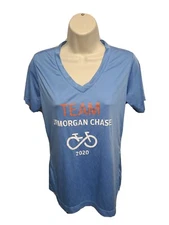 2020 JP Morgan Chase Cycle for Survival Team Womens Medium Blue Jersey