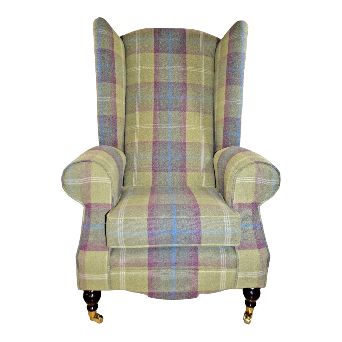 Green sale fireside chair
