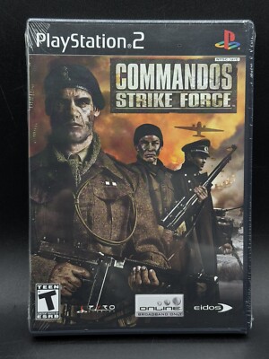 Commandos: Strike Force (Playstation 2 PS2) BRAND NEW FACTORY SEALED MINT, RARE!