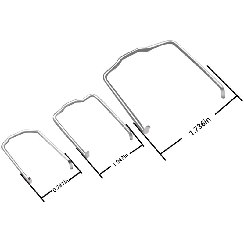 Spring Clips On A Column Radiator For BMW Radiator Hose Retaining Spring Clip Clamp 0.87in 1.07in 1.83in ...