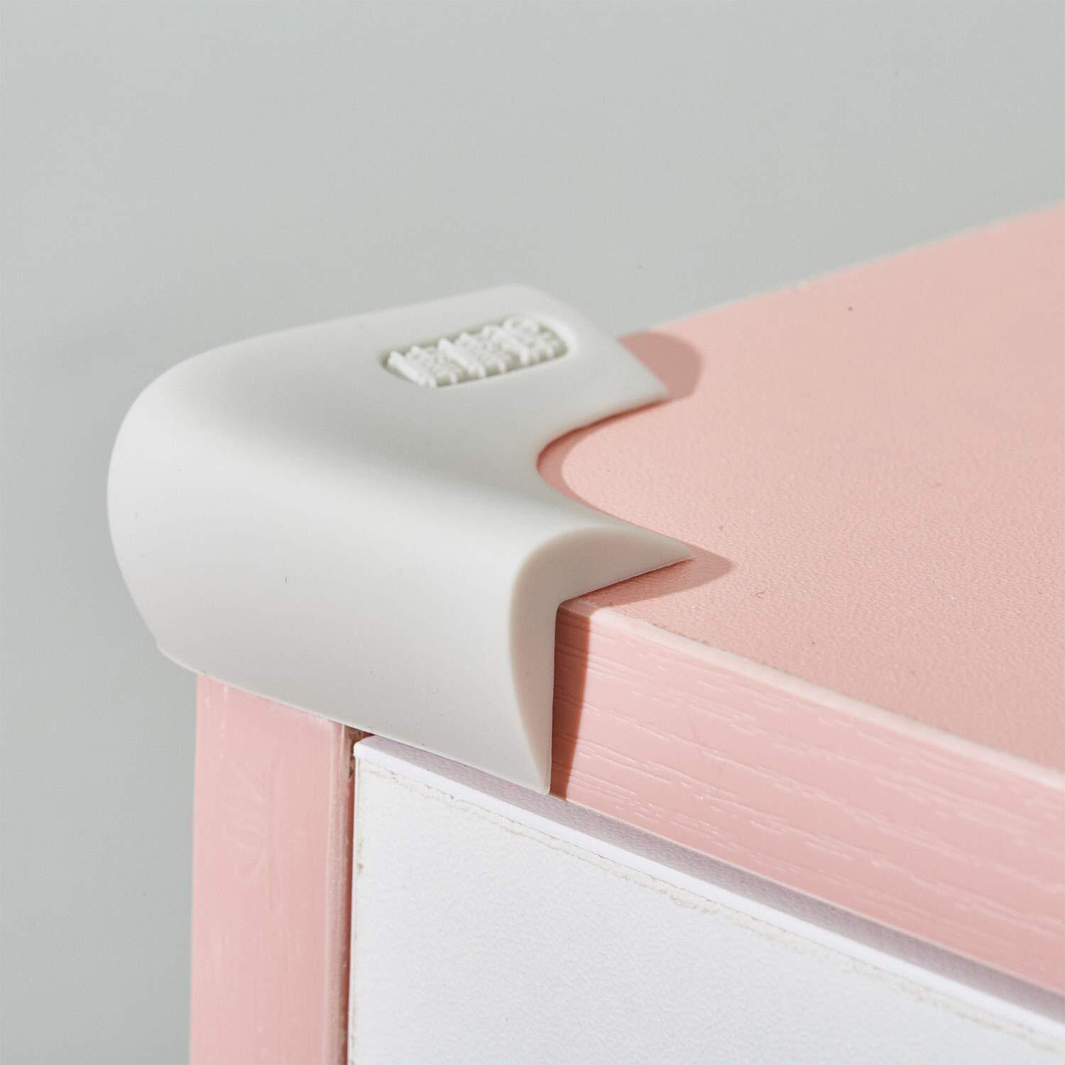 Food-Graded Silicone Corner Protectors, Baby Proofing Table Edge Guards, Pre-...