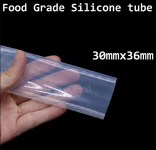 New Food Grade Silicone Tube High Temp Tubing Clear Soft Flexible Hose ID 30mm