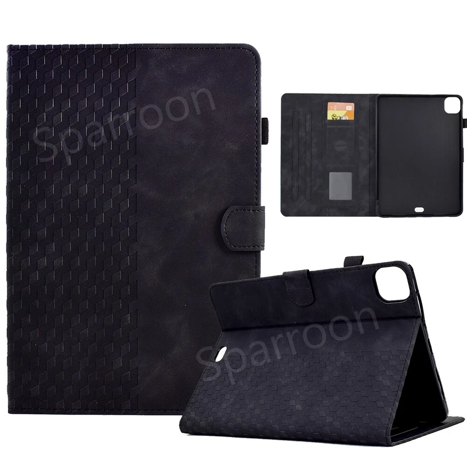 For Apple iPad 5/6/7/8/9/10th Gen 10.2 10.9 Pro 11 Mini Leather Flip Case Cover - Image 3 of 4