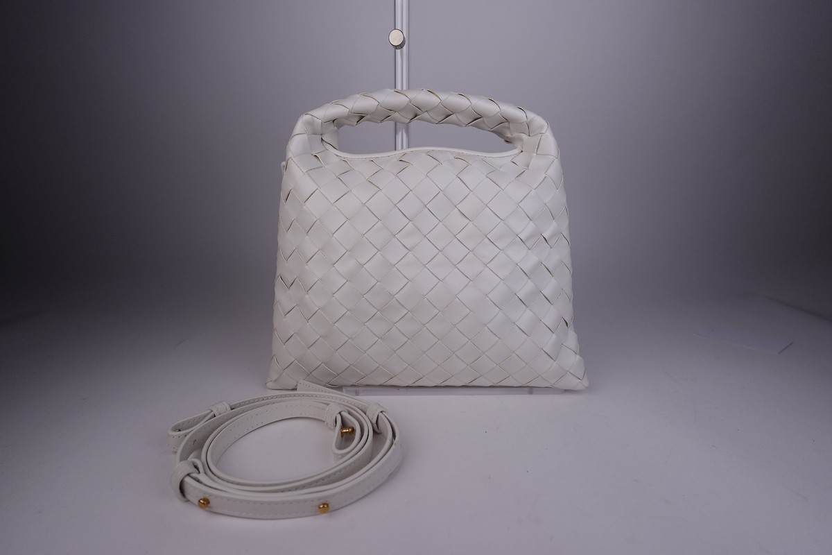 Bottega Veneta Intrecciato Mini Hop White | eBay