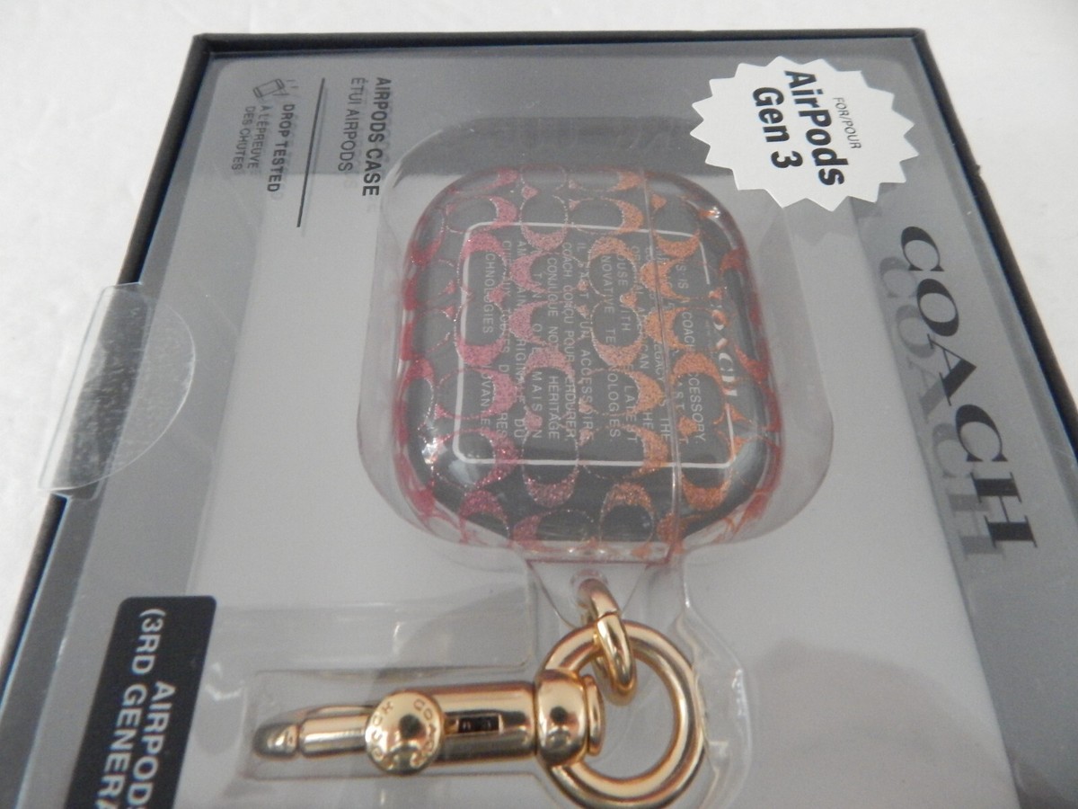 Coach Airpods Protective Case for Airpods 3rd Generation Clear