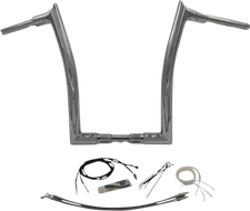 FAT BAGGERS INC. 1-1/2" EZ Install Pointed Top Handlebar Kit - 16" - Chrome