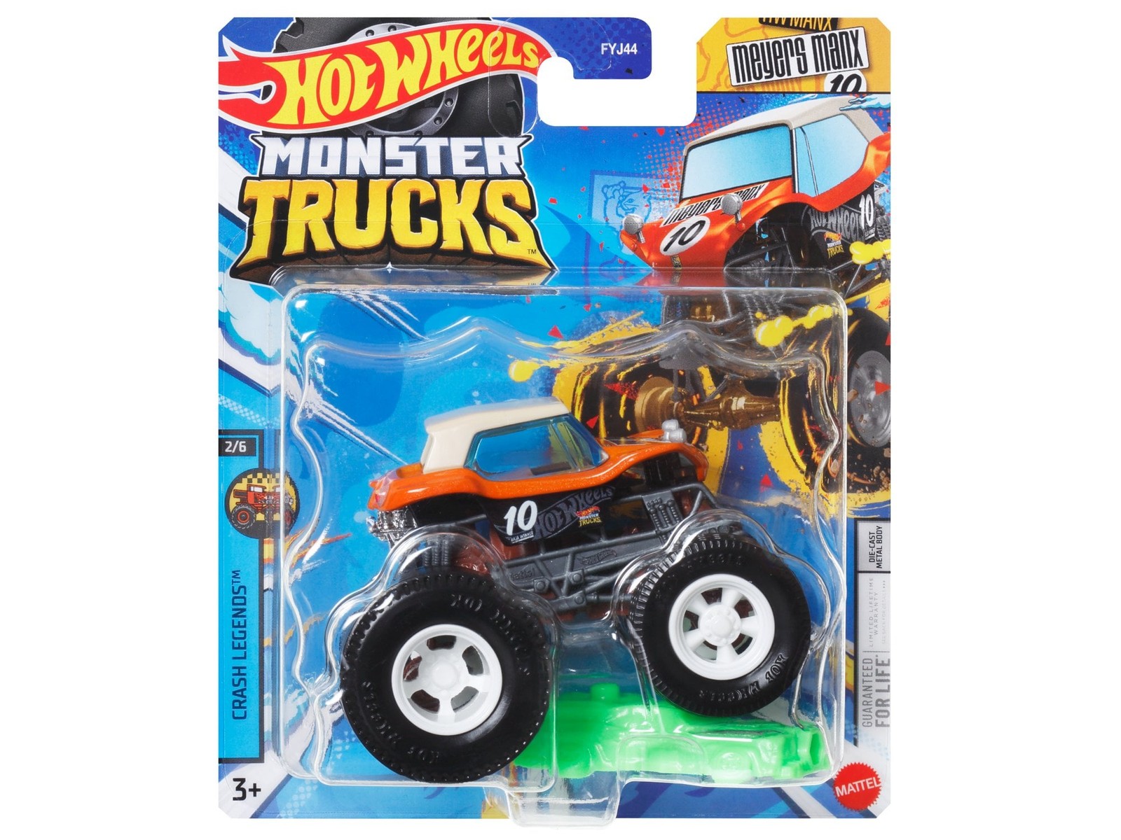 Hot Wheels Monster Trucks MEYERS MANX Vehicle