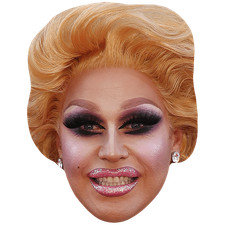 Tora Himan (Lipstick) Celebrity Mask, Flat Card Face, Fancy Dress Mask
