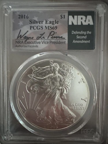 2016 American Silver Eagle — photo from the most recent tracked eBay sale