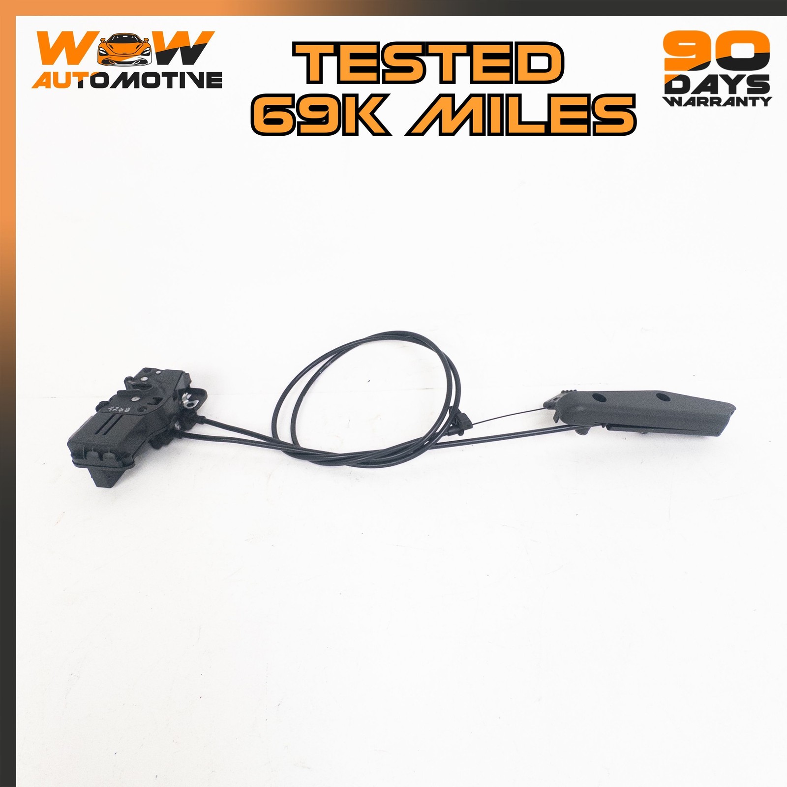 04-13 CHEVROLET CORVETTE C6 XLR LEFT DRIVER SIDE DOOR LOCK HANDLE CABLE OEM