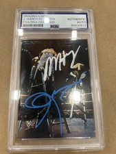 JEFF & MATT HARDY PSA DNA DUAL AUTO 2000 WWF No Mercy Signed Authenticated