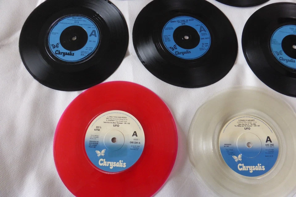 Lot: 7 X 7" UFO Vinyl -LONELY HEART/YOUNG BLOOD/LET IT RAIN/DOCTOR DOCTOR ETC Foto 4 de 4