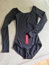 NEW with Tags Capezio Black Long Sleeve Leotard - Size Medium