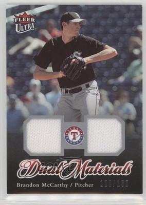 2007 Fleer Ultra Dual Materials 120/160 Brandon McCarthy #DM-BM 2u3
