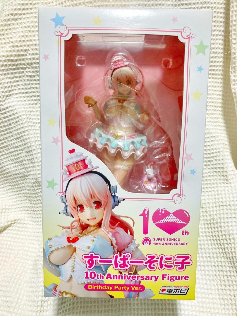 すーぱーそに子 10th Anniversary Figure Birthday Super Sonico 10th Anniversary 1/7 Scale Figure Birthday