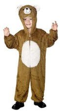 Costume orso bambino piccolo (età 4-6 anni altezza 115-128 cm)