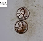 1931-D+1932-D Lincoln Wheat Penny Cent Set/Lot ~ Almost Uncirculated AU ~ ZWL15