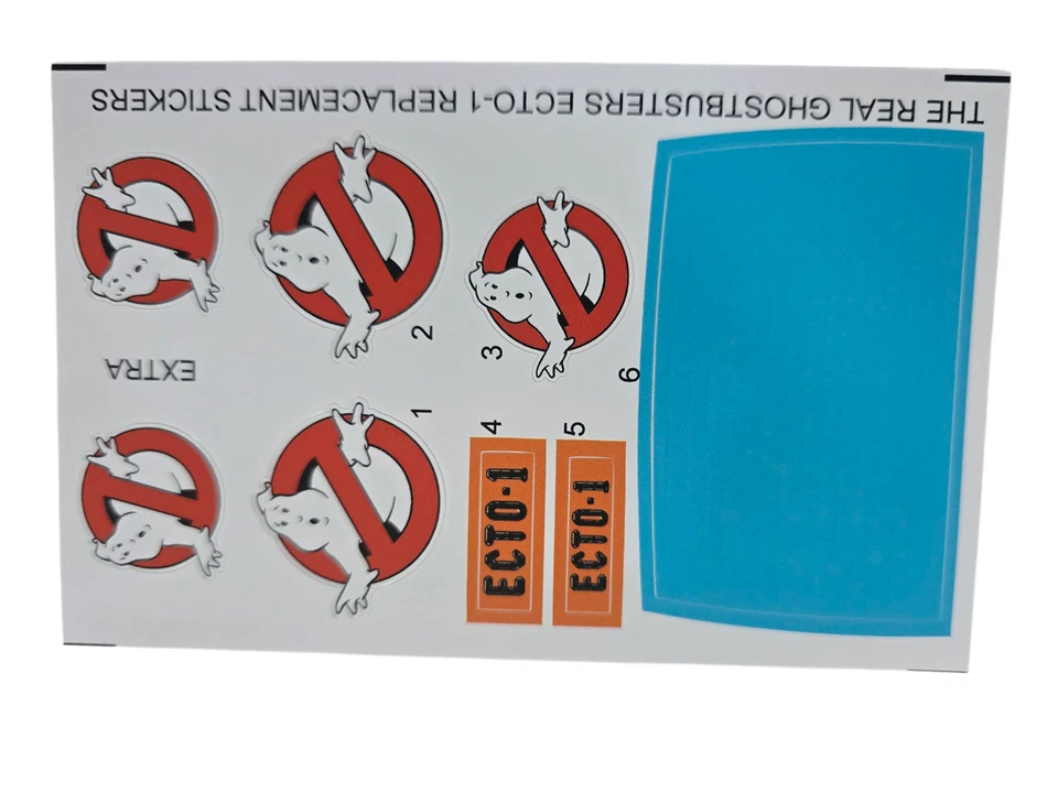 Vintage Ghostbusters Ecto-1 Ambulance 1985 + Slimer, 2 Ghostbusters and Ghost! - Image 2 of 4