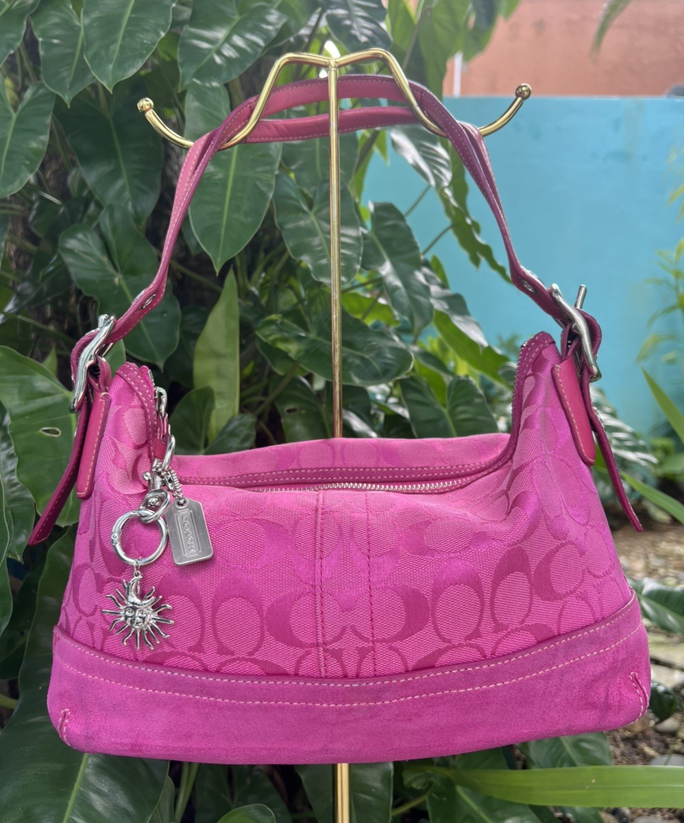 バッグ Coach Soho Hobo Pink Leather Shoulder COACH Soho 9541 Baby Pink Leather Bag Hobo Shoulder Handbag Purse