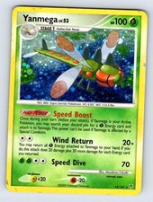 Yanmega 14/147 Holo Rare Supreme Victors Pokemon Holo Damaged
