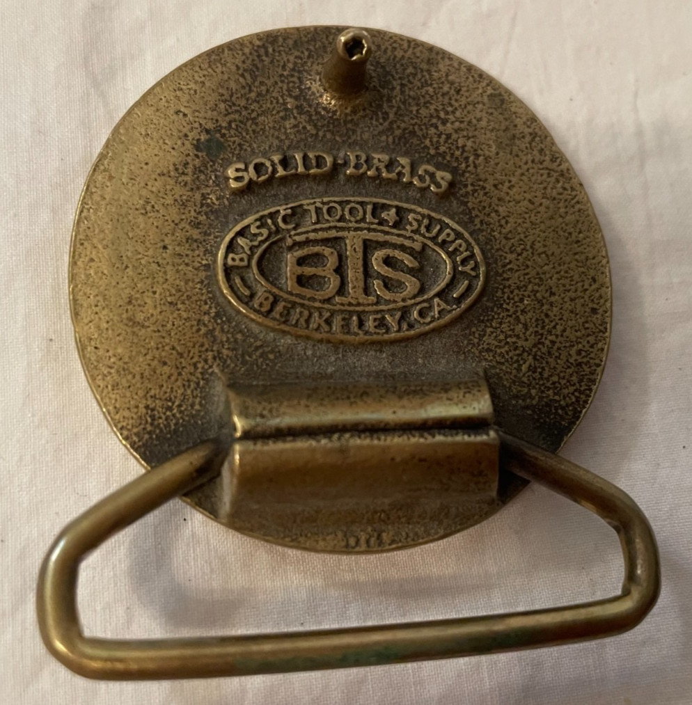 Solid Brass Basic Tool Corporation Eagle Belt Buc… - image 3