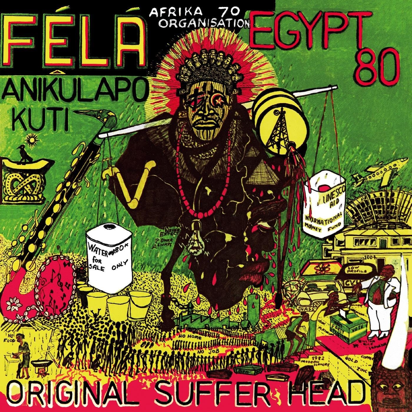 Fela Kuti Original Suffer Head (Opaque Light Green Vinyl) LP Vinyl NEW