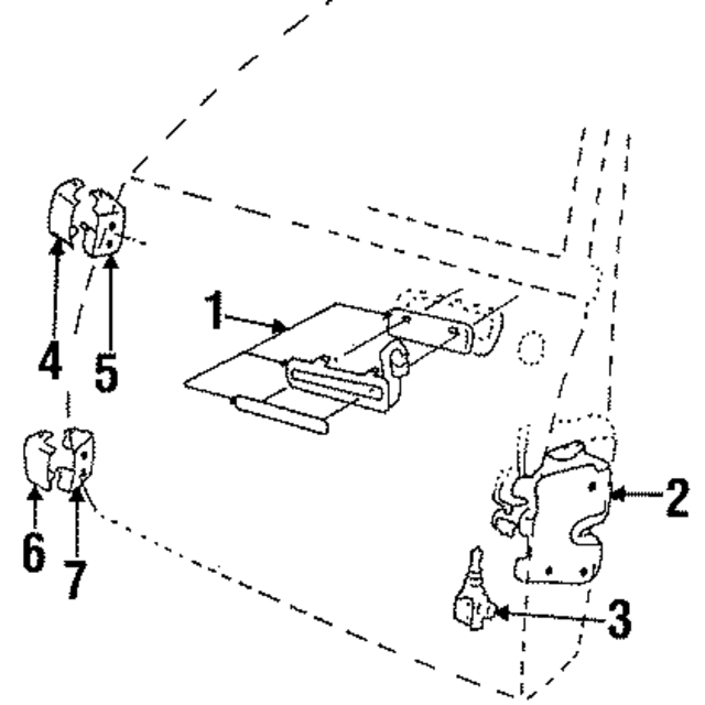 Genuine GM Hinge Strap 20300116
