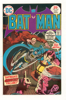Batman #265 DC Comics NM-M Versus Brutus White Pages