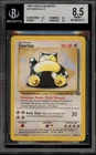 Pokemon Snorlax Jungle Unlimited NON Holo Rare #27 BGS 8.5