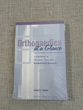 Orthopaedics at a Glance Nancy Gann NEW Sealed Handbook Tests Rehab Strategies