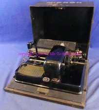 Mignon Modell 4 Nr. 113128 schwarz - Schreibmaschine alt antik - Samlg. GAT 1964