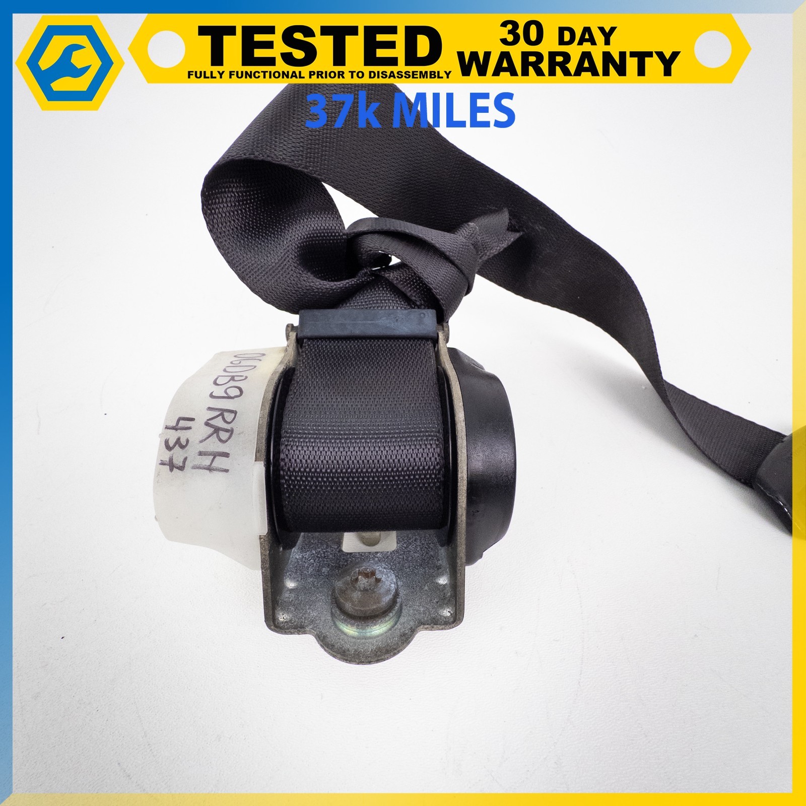 05-12 ASTON MARTIN DB9 DBS REAR LEFT OR RIGHT SIDE SEAT BELT OEM