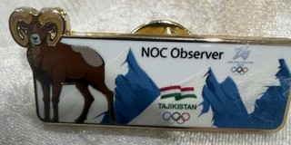 Milano Cortina 2026 Olympic NOC Pin Tajikistan