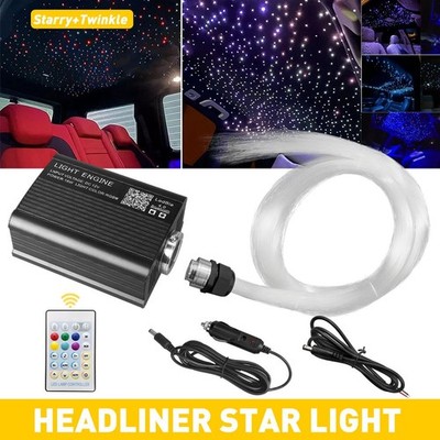 500pcs Home Car Roof Twinkle Ceiling Light Headliner Star Light Fiber Optic Kit