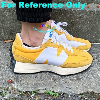 NEW BALANCE 327 SNEAKERS MS327LI1 YELLOW WHITE MENS SIZE 10.5 | eBay