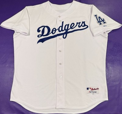 Authentic LOS ANGELES LA DODGERS Majestic On-Field Pro Cut Jersey 54 RARE SIZE!!