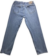 Wrangler Jeans Mens 35x32 Blue Denim Straight Leg 100 Cotton Classic 876WDR