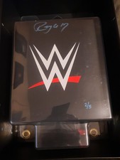2026 FANATICS UNDER WRAPS WWE SIGNED TURNBUCKLE REY MYSTERIO /5!