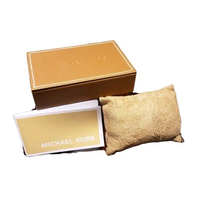 Michael Kors Empty Watch Presentation Box (No Watch)  With Instructions & Pillow