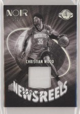 2021-22 Panini Noir Newsreels Jerseys 54/75 Christian Wood #NWJ-CHW 0ot5
